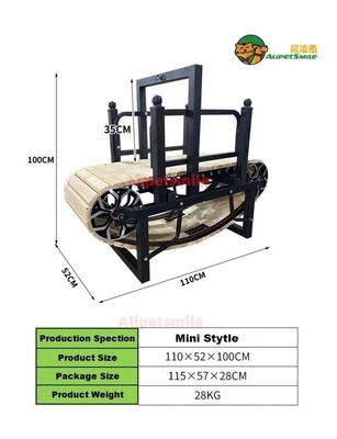 Pet Daily Training Slat Mill Tapis roulant in acciaio inossidabile per Pit Bull Routine di esercizio