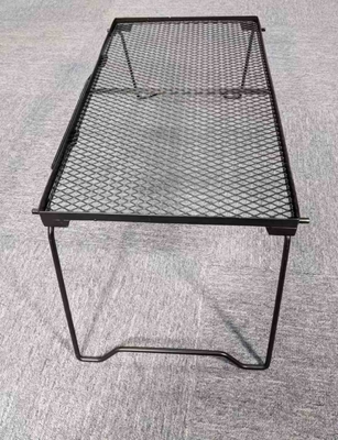Barbecue portatile quadrato Grill pieghevole da esterno Barbecue a carbone per campeggio