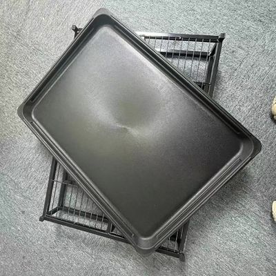 Strumento in acciaio inossidabile per cani per tubo quadrato filo di ferro anti letto e bacino urinario