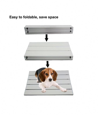 Calore estivo per cani Lavaggio a mano Matto di raffreddamento per animali da compagnia di alluminio Letto Altri prodotti per animali da compagnia