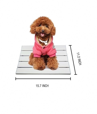 Calore estivo per cani Lavaggio a mano Matto di raffreddamento per animali da compagnia di alluminio Letto Altri prodotti per animali da compagnia