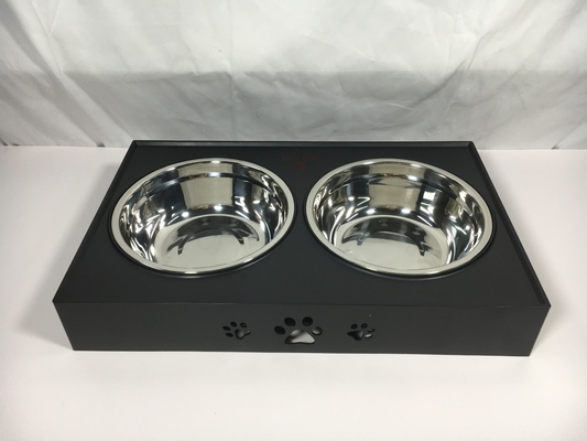 Altezza regolabile cibo per animali da compagnia vasche d'acqua alimentatore elevato per animali da compagnia per cani gatti piccoli animali