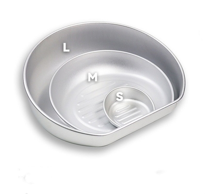 Lavaggio a mano grande pet Cat Litter Pan Modello solido Pulizia manuale Kitty Cat Toilet Box