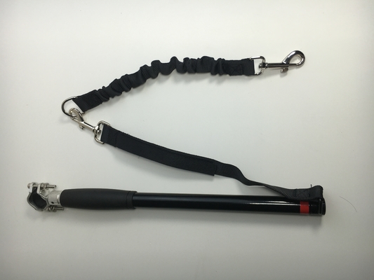 Animali da compagnia all'aria aperta corsa in bicicletta dog leash mani libero bicicletta con guinzaglio per cani neri