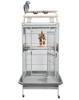 Cage di pappagallo in acciaio e metallo resistente all'usura di grandi dimensioni Super lussuosa casa di allevamento per animali domestici