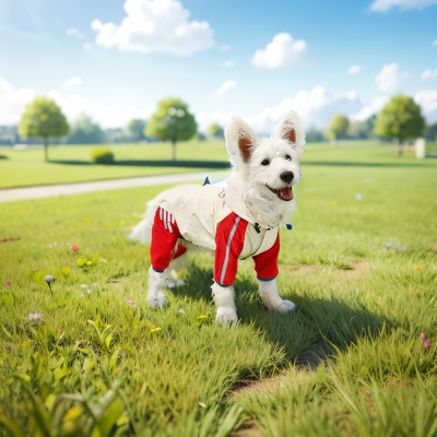 Sport Dog Raincoat Waterproof Interchange Jacket con guinzaglio buco cinghia riflettente