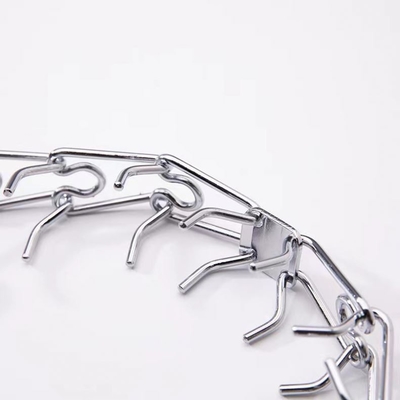 Collare da cane d' argento per addestramento degli animali domestici Collare Aheasoun Prong Collare Choke Collare Pinch Collar