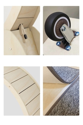 ALT-FBB-275 Gatto di legno in corsa casa silenziosa giocattolo interattivo