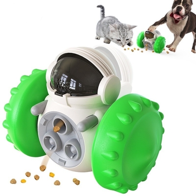 Prodotti per animali domestici Dispenser alimentare a perdita lenta sostenibile per gatti e cani Balance Car Toys