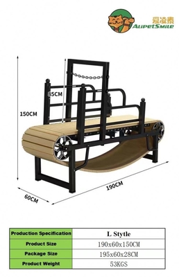 Macchine per correre per cani in ambiente chiuso Tapis roulant in ferro con rivestimento anodizzante ed elettroforesi