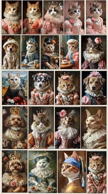 Ritratto di animali domestici Inquadratura fotografica in lega di alluminio Suvenir personalizzato per cani e gatti