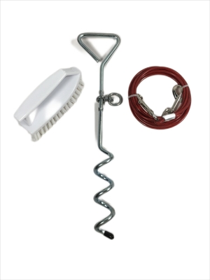 8mx40cm Dog Stake Spirale Ground Screw Earth Anchor Spike per trampoline Swing Gazebo Tent