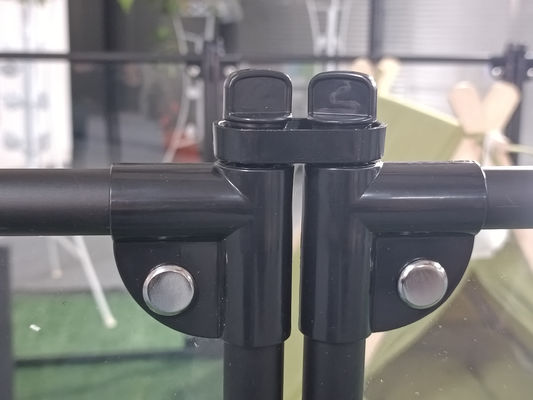 Piana da gioco per animali da compagnia distaccabile in acrilico quadrato di alluminio per casa di canile per gatti trasparente