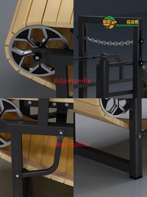 Corrimano per cani motorizzato personalizzato per l'addestramento degli animali Opzioni di colore e durata