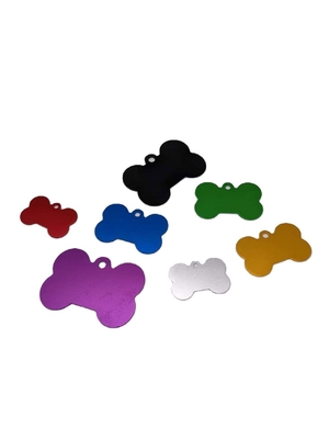 Pet ID Dog Tag con collare in sublimazione in alluminio