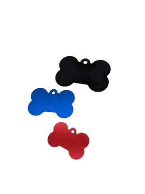 Pet ID Dog Tag con collare in sublimazione in alluminio