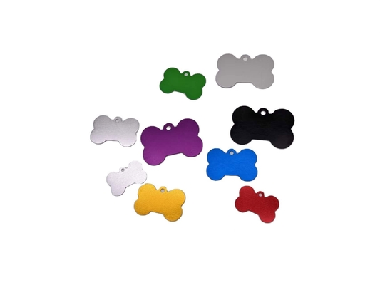 Tag per cani a colori multipli Tag per cani in lega di alluminio con disegno personalizzato