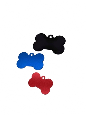 Tag per cani a colori multipli Tag per cani in lega di alluminio con disegno personalizzato