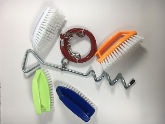 Corde di filo 5mmx3m Pesante cane per animali da compagnia Spirale cintura di acciaio Cavo metallo ancoraggio per all'aperto