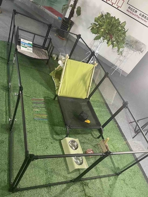 DIY trasparente pieghevole giardino Pet recinzione gabbia 6/8/10/12 Pcs per portabile Pet Playpen
