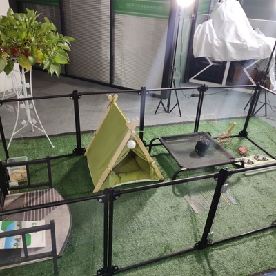 CLASSICS stile fai da te Acrilico trasparente pieghevole giardino pet recinzione gabbia per il mercato USA