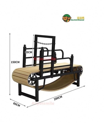 175cm*52cm*130cm/200cm*58cm*150cm Tapis roulant manuale per cani grandi