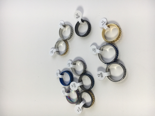 EN Standard Anello rotante di catena in acciaio in titanio per uomo per l'apertura facile di bottiglie e birre