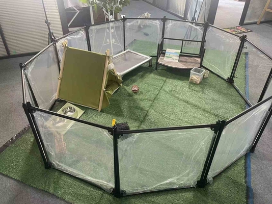 Bambini Acrilico trasparente chiusura di recinzione per animali domestici per facile indossare e divertimento giochi per cani