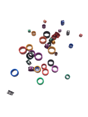 Anello di identificazione in alluminio per i piedi di pappagallo piccione Quantità di carico 20 GP 10 tonnellate