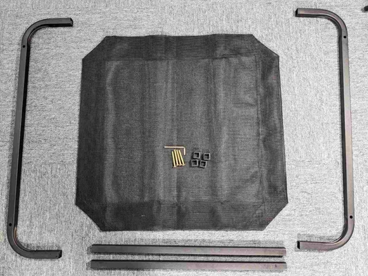 Electrophoresis tubo di acciaio di grandi dimensioni pieghevole letto per animali da compagnia lettino per animali da compagnia letto elevato per cani letto a maglia
