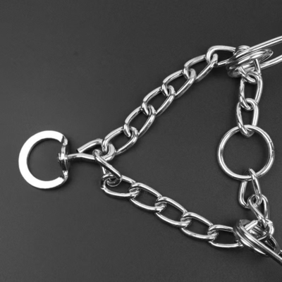 Collare per addestramento a catena smontabile in metallo con addestramento personalizzato