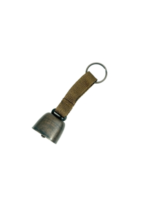 Manicotto Campanella a treccia Mini Cane da compagnia Campanella da vacca per escursioni e campeggi 120mm*35mm Marrone
