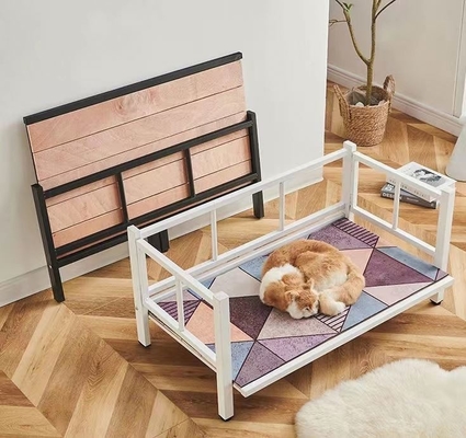 Materasso per animali domestici Non incluso Metallo impermeabile Letto per cani elevato Letto per cani e gatti in rotino