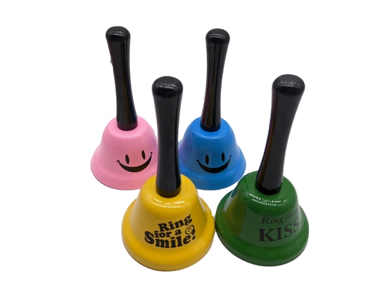 Campana scolastica con maniglia di metallo Materiale plastico che chiama altre occasioni Multiplice colore