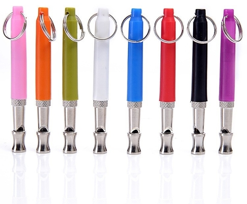 8cm*0.8cm Piccole dimensioni cane da compagnia fischietto materiale per PC in metallo per una comunicazione efficace
