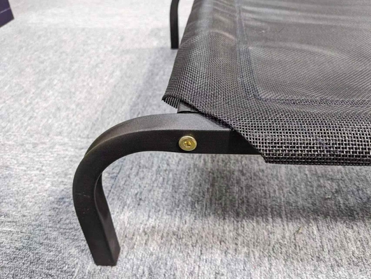 Letto portatile in acciaio inossidabile XL con design elevato e rappresentazione animale