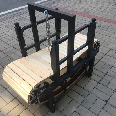 Treadmill per addestramento di piccoli cani Treadmill di legno senza motore Anodizing con sabbiatura