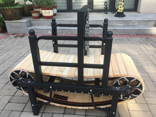 Treadmill per addestramento di piccoli cani Treadmill di legno senza motore Anodizing con sabbiatura