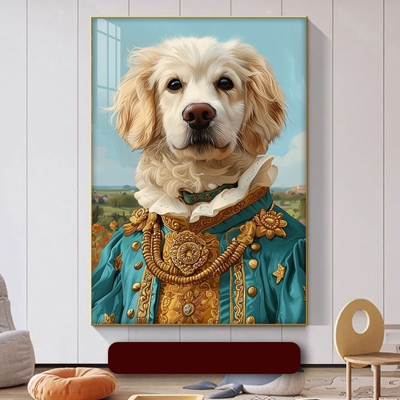 Cornice in lega di alluminio personalizzata per ritratti di animali domestici Verniciatura decorativa OEM ODM accettato