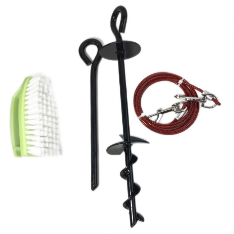 8mx40cm Dog Stake Spirale Ground Screw Earth Anchor Spike per trampoline Swing Gazebo Tent
