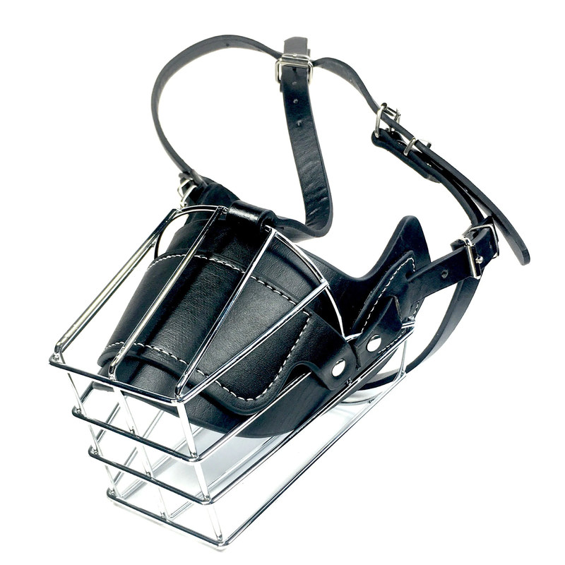 Muschio nero per cane Pitbull Pastore Piccolo cucciolo Retriever Muschio per animali da compagnia