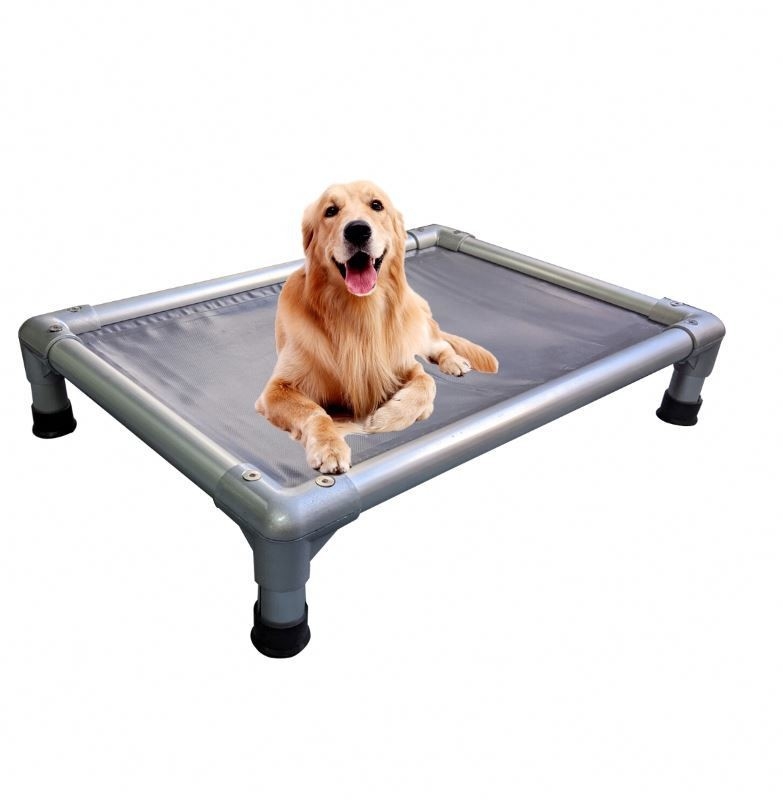 Logo personalizzato Acceptato Letto per cani a telaio in alluminio per cani di grandi dimensioni facile da pulire Disegno di lusso