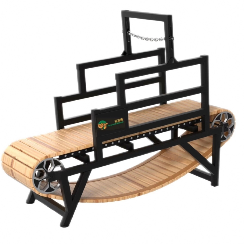 Alipetsmile Versione 2.0 Treadmill per cani di legno che porta il fitness canino al livello successivo