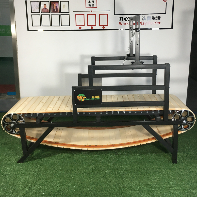 175cm*52cm*130cm/200cm*58cm*150cm Wood Dog Treadmill per allenamento di agilità e corsa